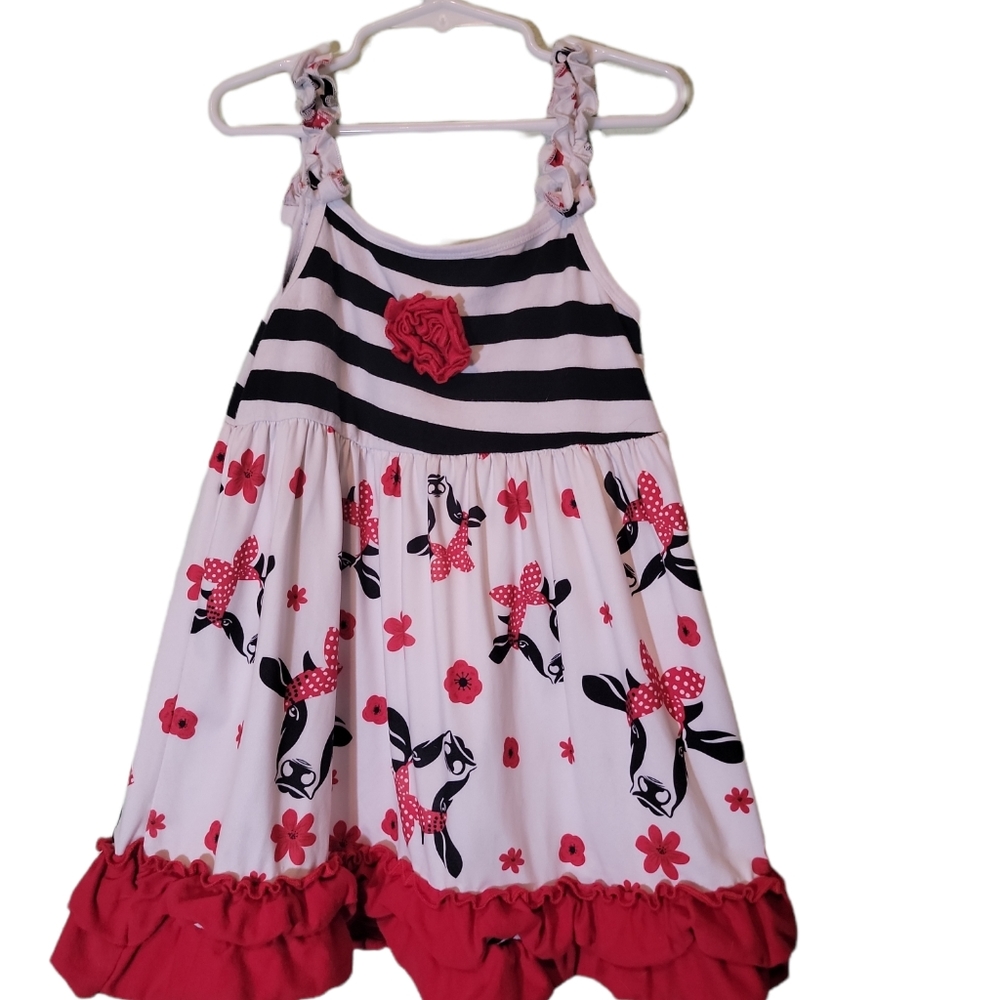 Boutique Cowgirl Western Dress Heifer Cow Sleeveless Sz 3XL